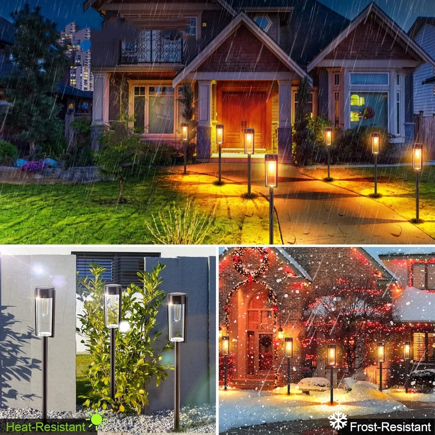 6/12 Pack Solar Pathway Lights Outdoor Auto On/Off Landscape - Get Outside Today 25