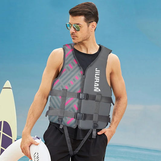 Adult Life Jacket Marine Water Rescue Safety Vest Korean Version Fashionable Life Jacket Swimming Sea Fishing Lightweight Vest - Get Outside Today 25