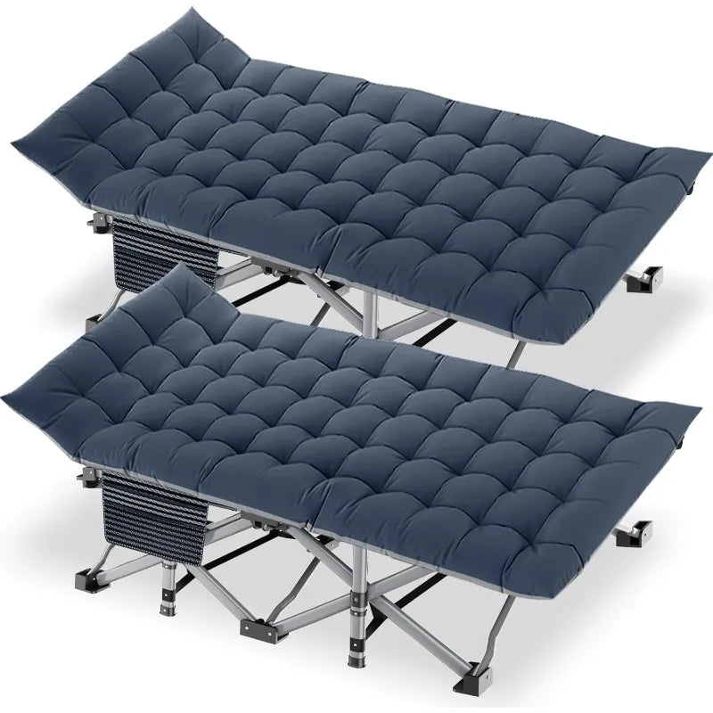 DoCred Folding Camping Cot with Mattress, 2 Pack Heavy Duty Cot - Get Outside Today 25