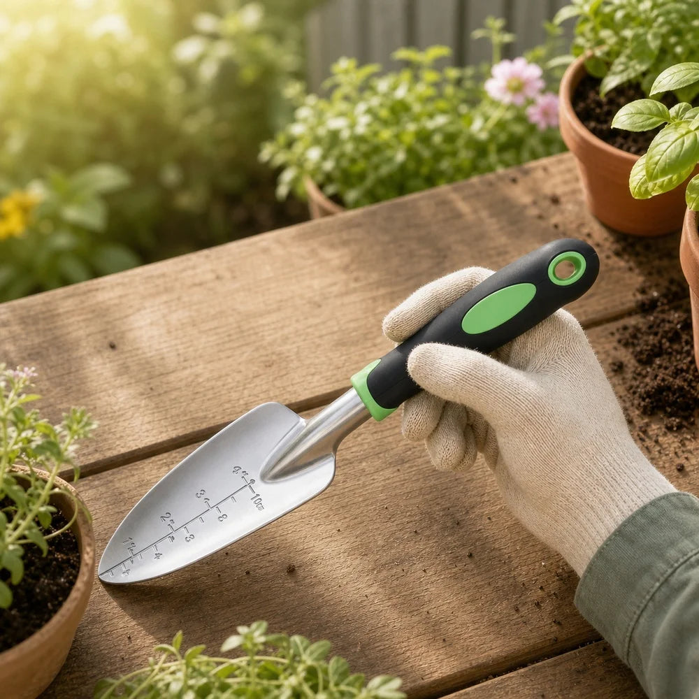 3 Piece Aluminum Garden Hand Tool Set With Trowel Rake And Shears - Get Outside Today 25