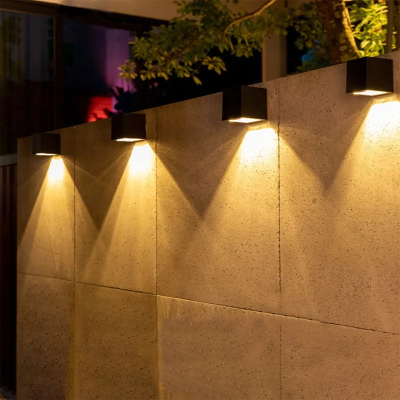 2-Pack Solar Powered Oudoor Landscape Wall Lights Waterproof RGBW Outdoor Lights for Garden Patio Yard - Get Outside Today 25