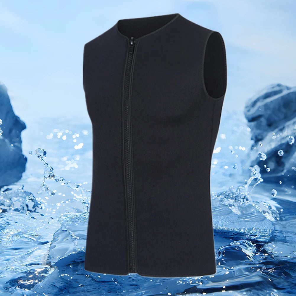 Men 3mm Neoprene Wetsuit Vest For Surfing Snorkeling