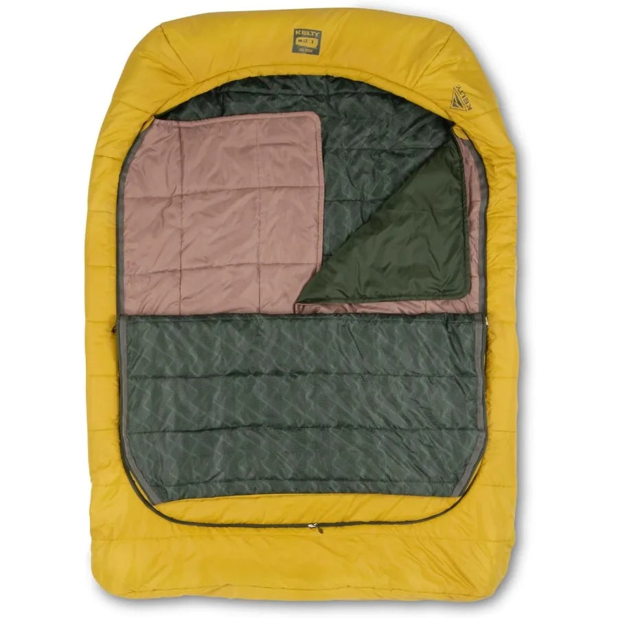 Two Person Comfort Double Wide Sleeping Bag With Polyester Fill For Camping - Get Outside Today 25