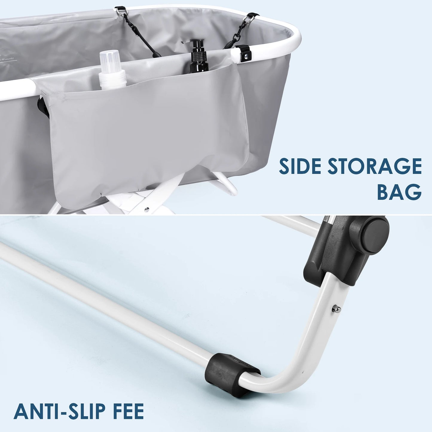 Portable Pet Bathtub Foldable Elevated Small Medium Dog Bath Tubs for Bathing Shower Grooming Dog Washing Pool for mascotas - Get Outside Today 25