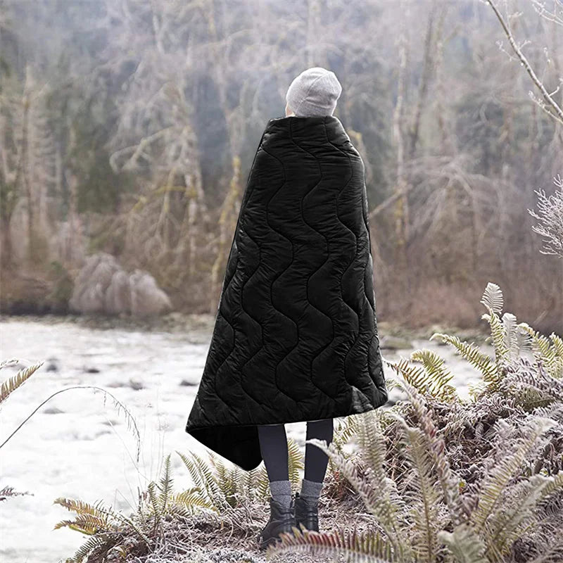 Tactical Poncho Liner Camouflage Water Repellent Blanket