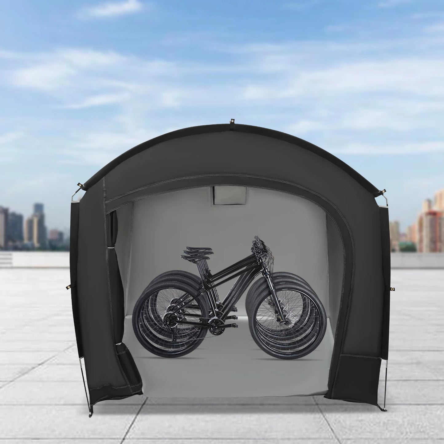 Portable Bike Storage Shed for 1-4 Bikes Waterproof Shelter Tent 220x150x185cm - Get Outside Today 25