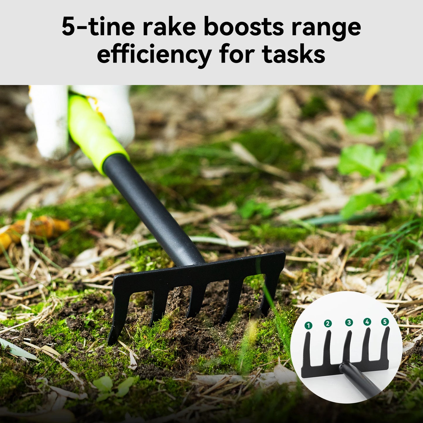 Deli Garden Tools Set 3 Piece Heavy Duty Gardening Kit - Get Outside Today 25