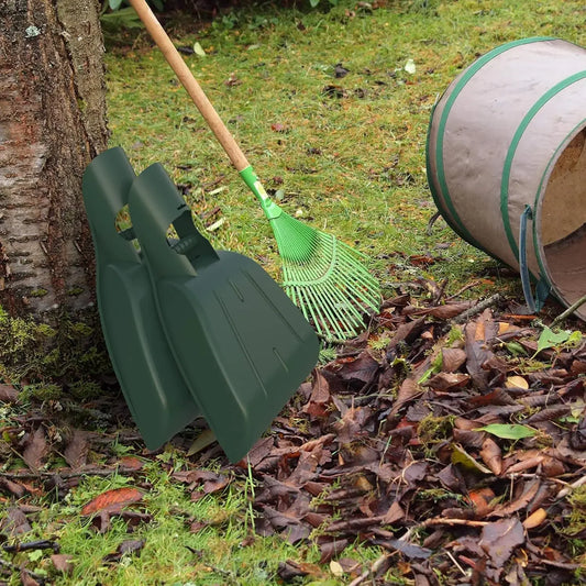 Leaf Scoops Hand Rakes Lightweight Grabber Tool For Leaves