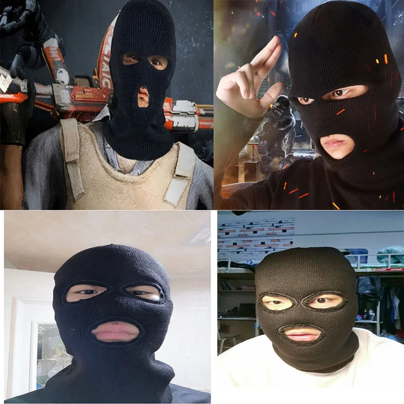 Windproof Full Face Winter Hats Ski Mask Balaclava For Men