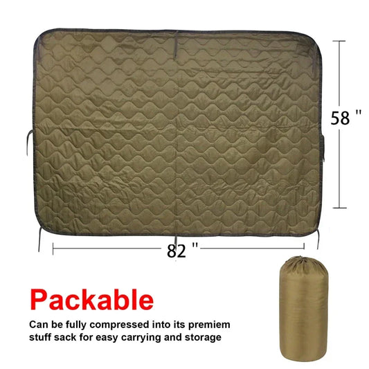 Tactical Poncho Liner Camouflage Water Repellent Blanket