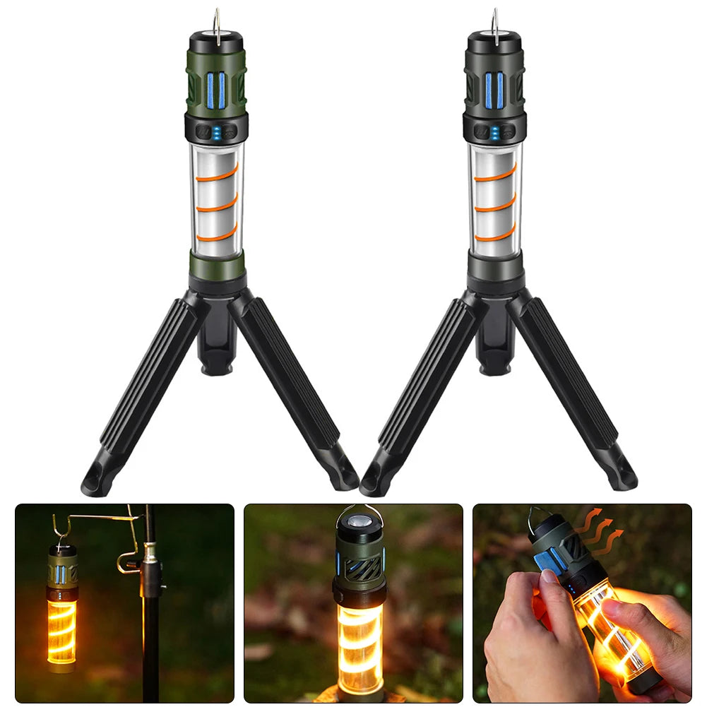 3 in 1 Mosquito Repeller Lamp Waterproof Telescoping Tripod Outdoor Light
