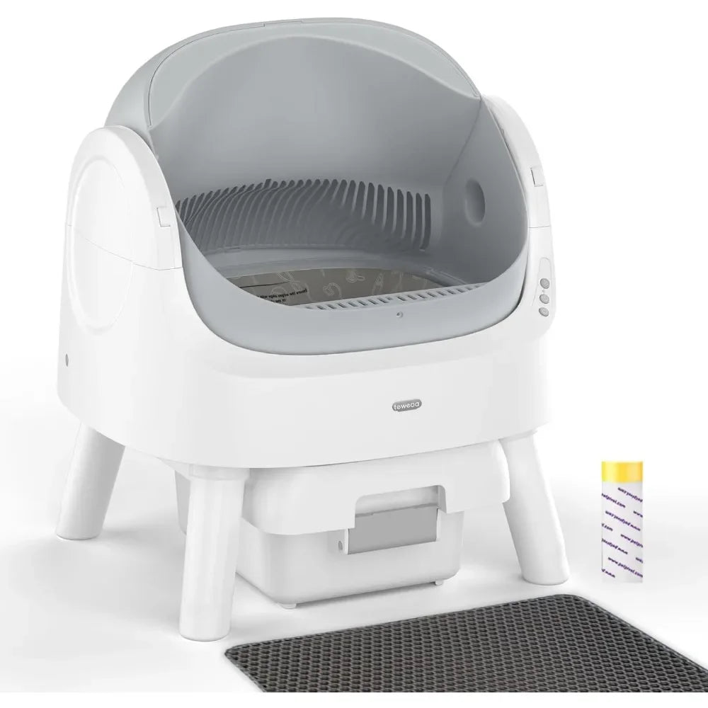 Self Cleaning Automatic Cat Litter Box Multi Cats Open Top