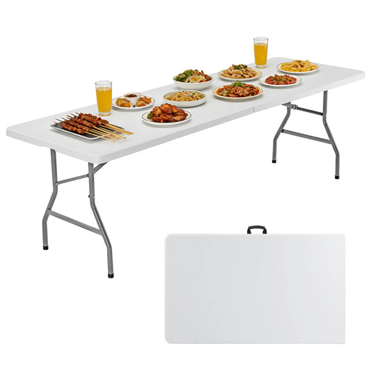Folding Outdoor Picnic Table Portable Metal Camping Dining - Get Outside Today 25