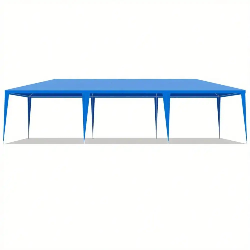 Blue 10x30 Foot Canopy Party Tent Waterproof With Eight Removable Walls - Get Outside Today 25
