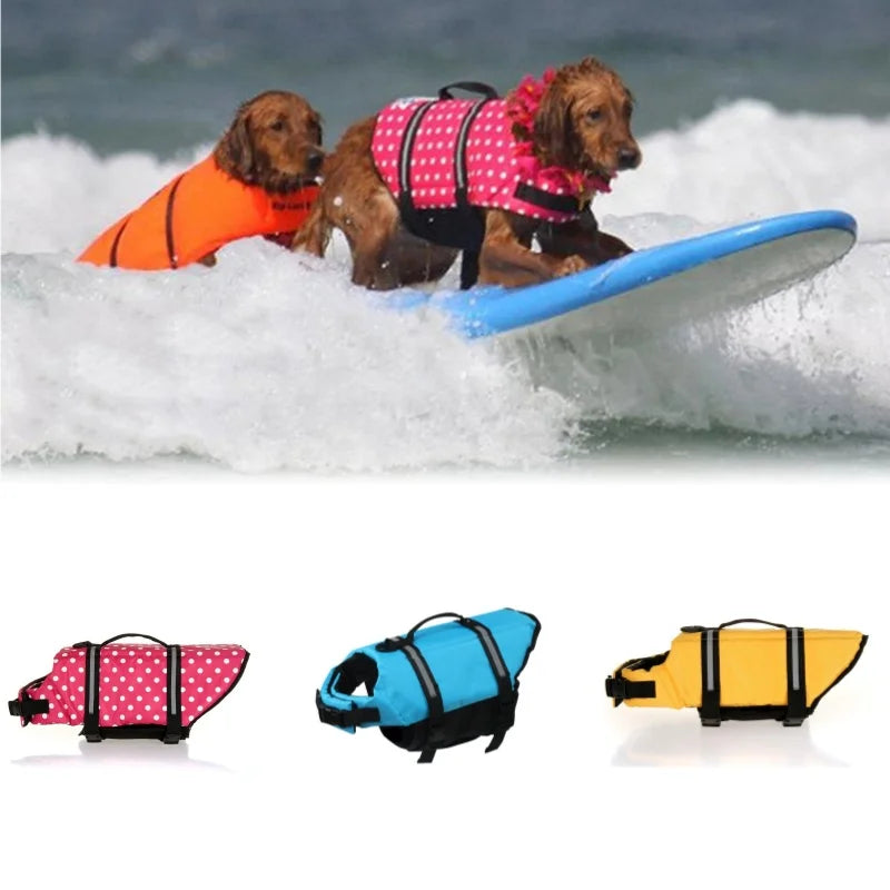 Ripstop Reflective & Adjustable Life Jacket for Dogs with Rescue Handle for Swimming - Get Outside Today 25