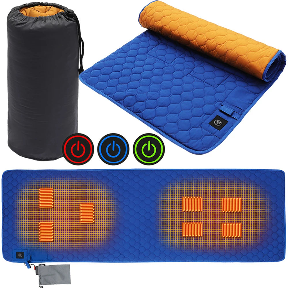 Winter USB Heating Sleeping Mat For Camping Foldable Temperature Mattress - Get Outside Today 25