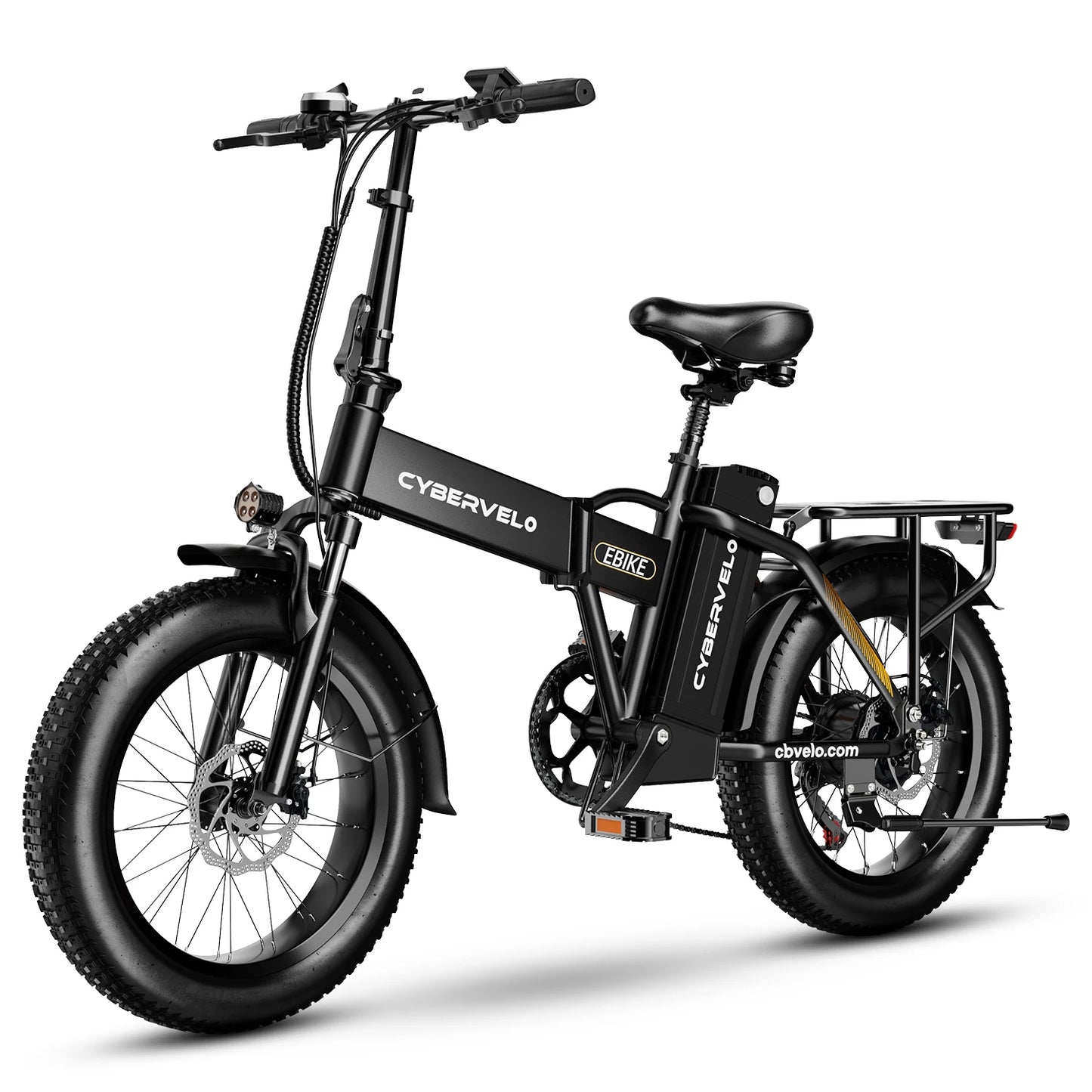 Cybervelo 1000W Ebike For Adults Foldable With Removable Battery 28 MPH EK4 EK5 - Get Outside Today 25