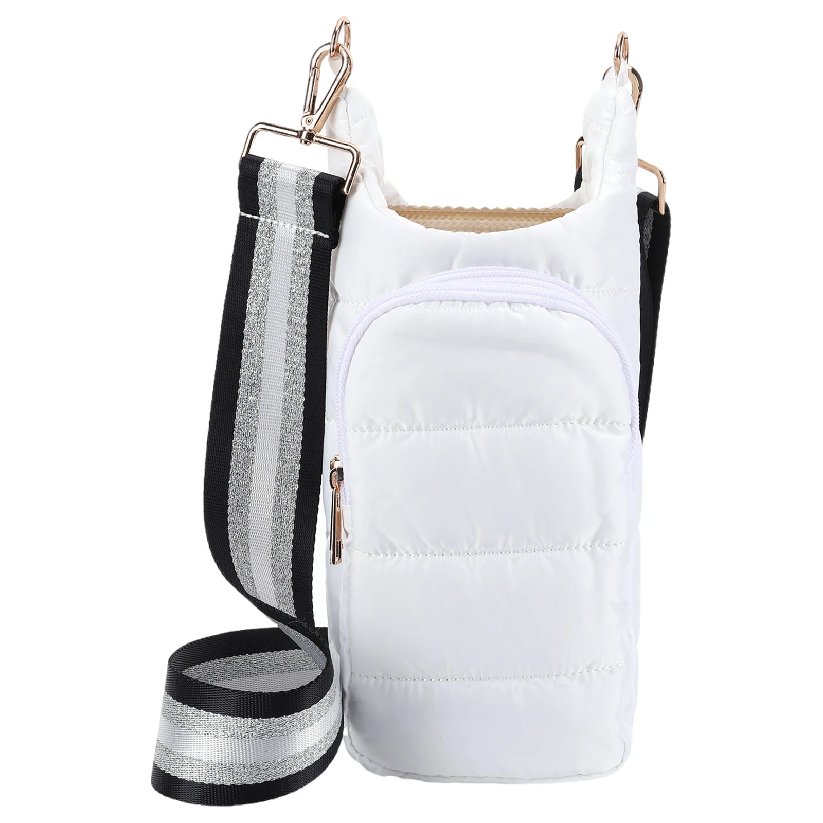 Water Bottle Holder Adjustable Wide Strap Carrier Tote - Get Outside Today 25