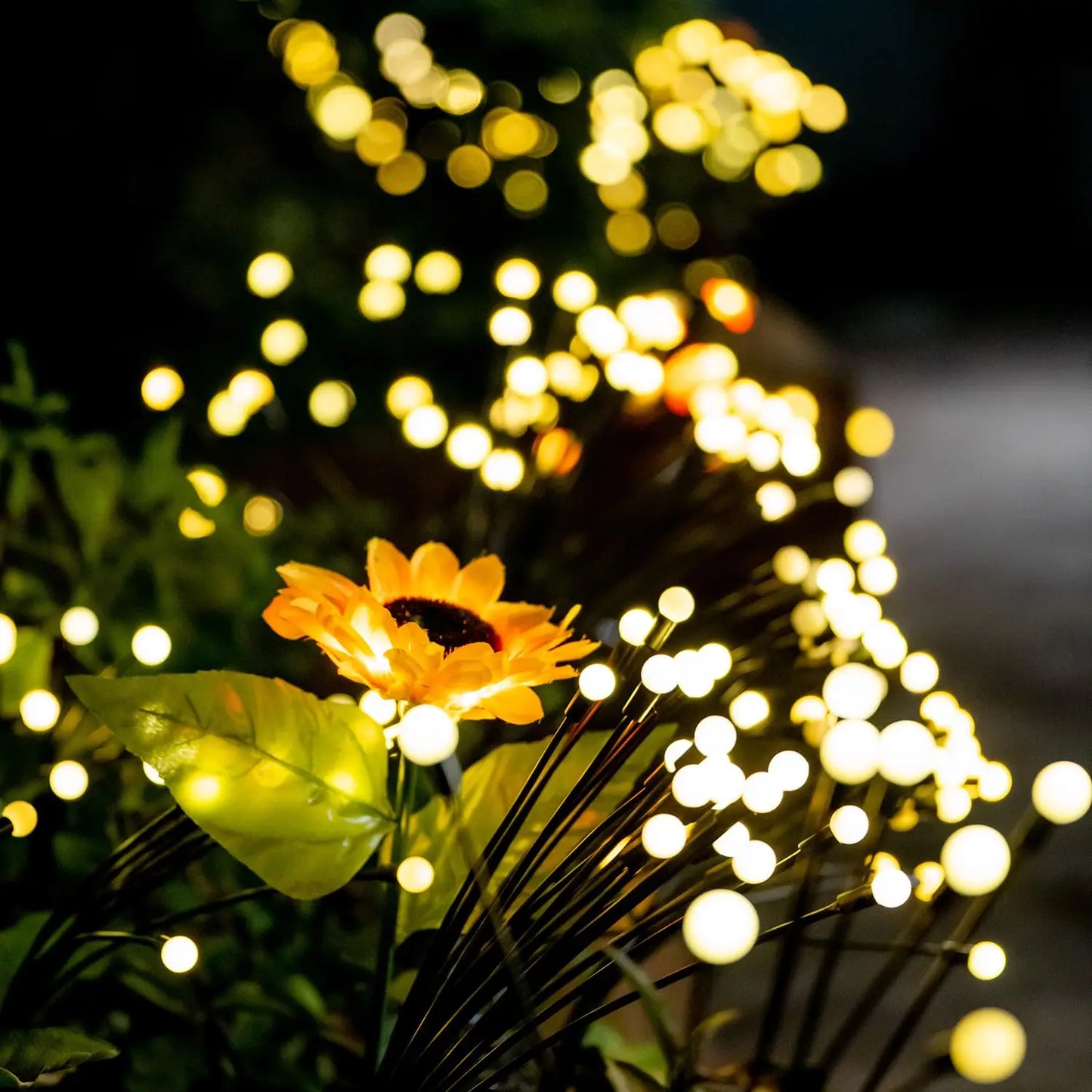 Firefly Garden Lights Solar Outdoor 2 Pack 16 LED Solar Swaying Lights Waterproof Perfect Atmosphere Light for Pathway Patio